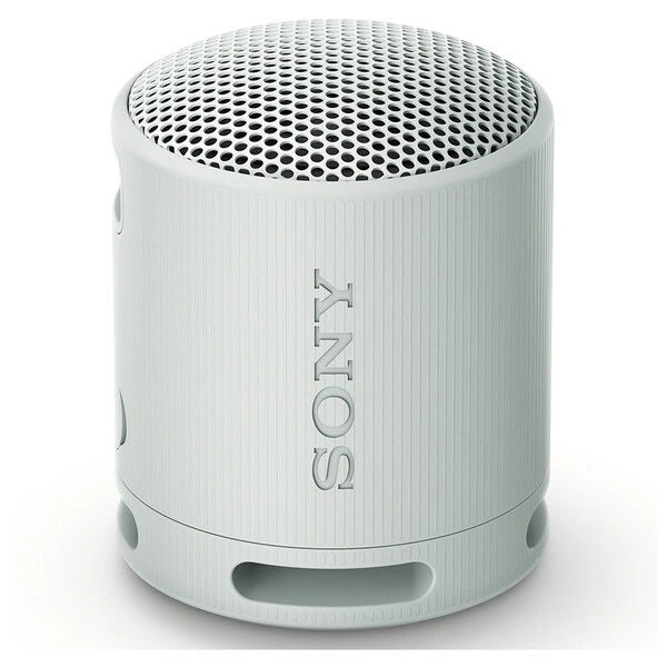 ワイヤレスポータブルスピーカー Bluetooth スピーカー ソニー  SONY SRS-XB100 ライトグレー 高音質 おしゃれ アウトドア