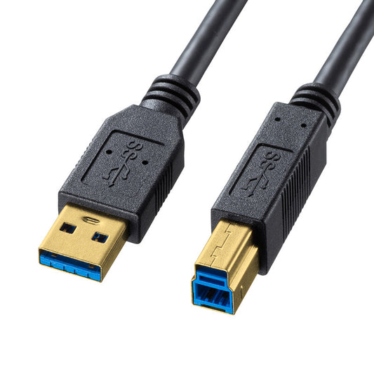 USB3.0ケーブル 1m 5Gbps対応 サンワサプライ SANWA SUPPLY KU30-10BKK ブラック