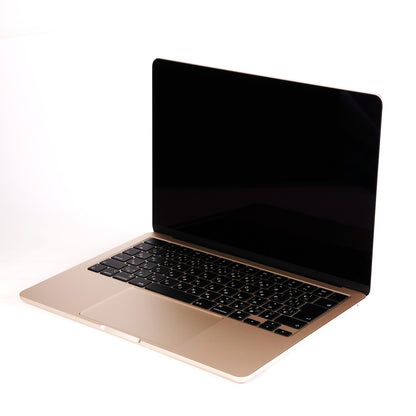 中古 MacBook Air M3 13インチ 2023 512GBSSD 8GB 8コアCPU 10コアGPU Apple MRXU3J/A スターライト
