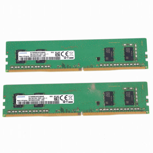 中古 DDR4メモリ4GB x 2 SAMSUNG M378A5244CB0-CTD