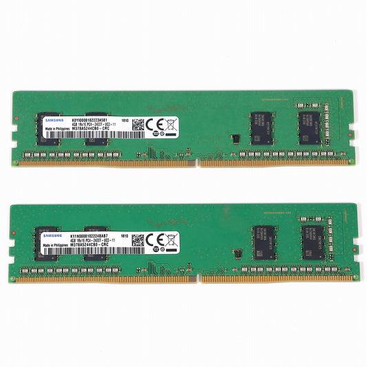 中古 DDR4 4GBメモリ x2 M378A5244CB0-CRC SAMSUNG