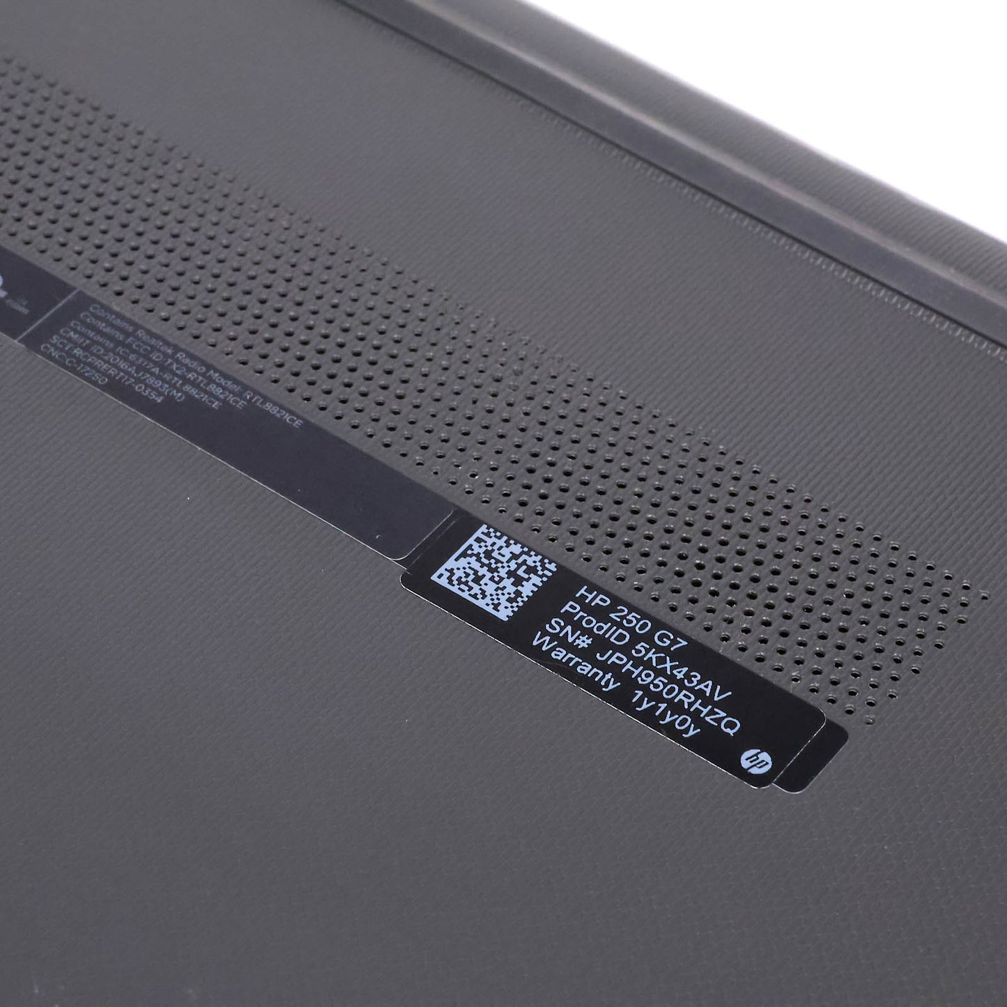 中古 15.6インチノートPC Win11 HP 250 G7 i7-8565U 8GB 256GB