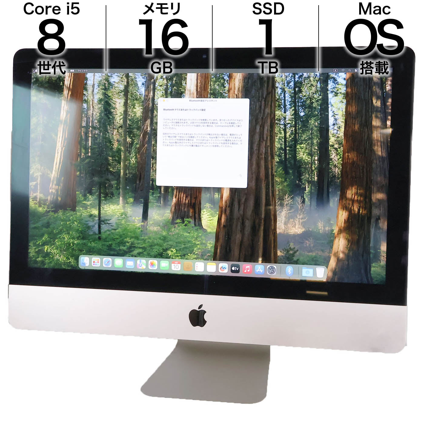 中古 iMac Retina 4K 21.5-inch 2019 Corei5-8500 16GB 1TB