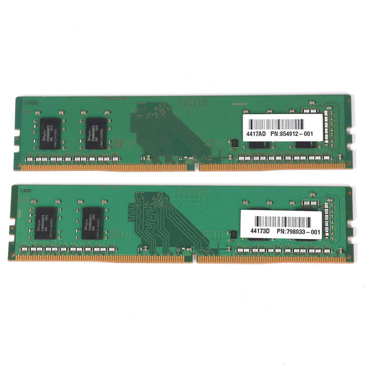 中古 DDR4 4GBメモリx2 HMA851U6AFR6N-UH SKhynix PC4-2400T
