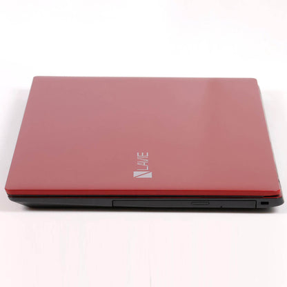 中古 15.6インチ ノートPC LAVIE Note Standard NS300/NAR  ノートパソコン 赤 レッド M.2