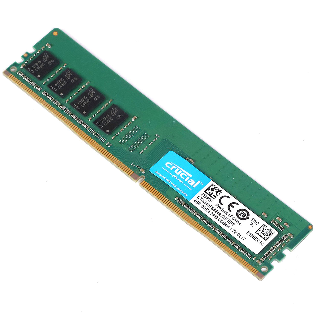 中古 DDR4-2400メモリ 4GB x 1枚 CT4G4DFS824A Crucial
