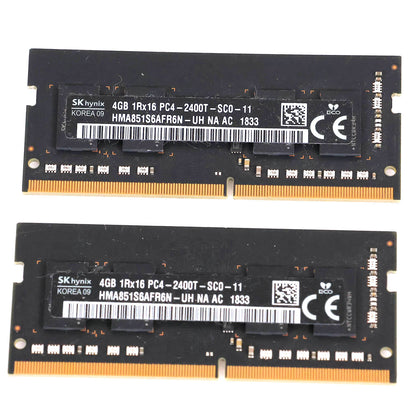 中古 DDR4メモリ 4GB x2 HMA851S6AFR6N-UH SK hynix