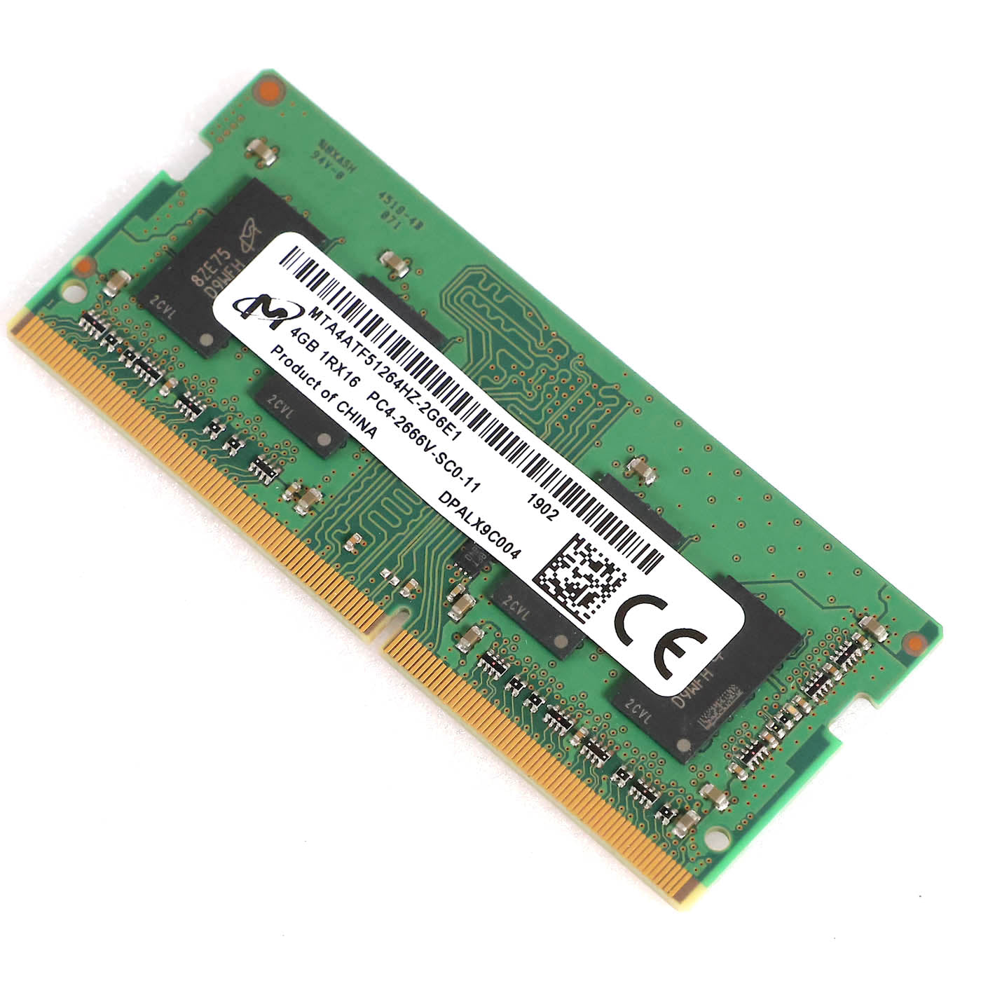 中古 DDR4メモリ 4GB x1 MTA4ATF51264HZ-2G6E1 Micron