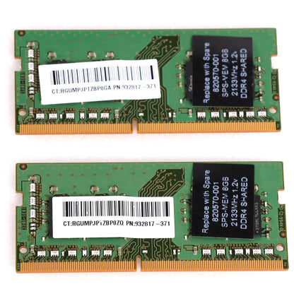 中古 DDR4 8GBメモリ x2 HMA81GS6CJR8N-VK SKhynix PC4-2666V