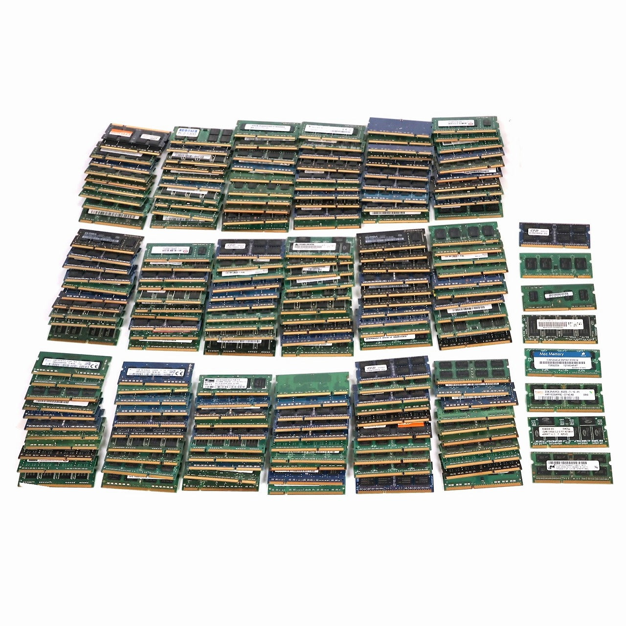 中古 188枚入り DDR2~4 等メモリジャンクセット