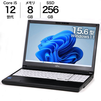 中古 15.6インチノートパソコン 富士通 Fujitsu LIFEBOOK A5512/KX 8GBメモリ 256GB SSD Win11