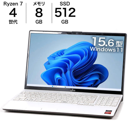 中古 15.6インチノートパソコン 富士通 LIFEBOOK AH51/F1 512GB SSD Win11 30日保証