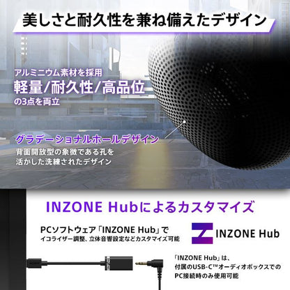 INZONE H6 Air 背面開放型ゲーミングヘッドセット SONY MDR-G600 正規保証付き