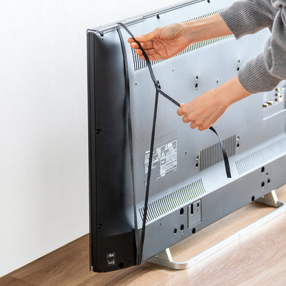 テレビ保護パネル テレビフィルター 65インチ キズ防止 厚み3mm 透過率90% 落下防止ベルト付き 光沢