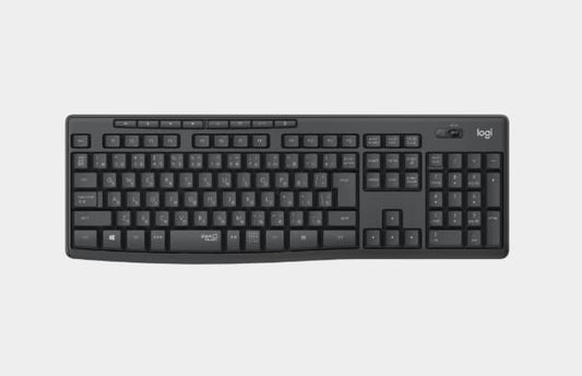 サイレント ワイヤレスキーボード K295 logicool K295GP 低遅延 静音 ノイズ軽減 フルサイズキーボード