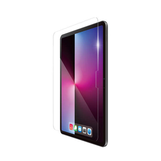 11インチiPad Pro M5/M4 ガラスフィルム 高透明 超簡単貼り付けツール付 ELECOM TB-A25PMFLGGT
