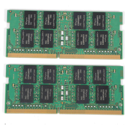中古 PC用メモリx2 8GB DDR4-2133 SK hynix HMA41GS6AFR8N-TF