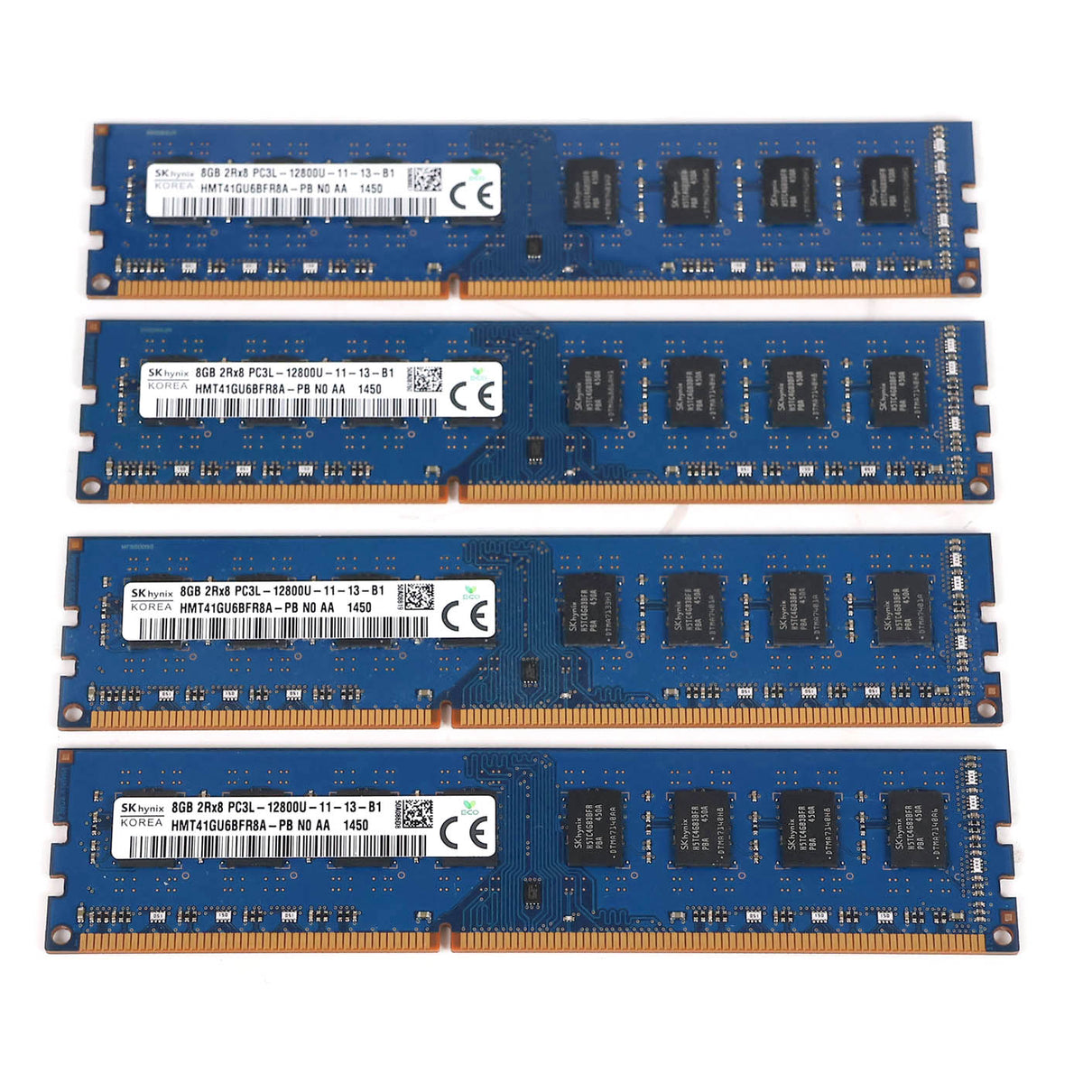 中古 DDR3L 8GBメモリ x 4 HMT41GU6BFR8A-PB SK hynix
