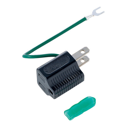 3P 2P変換アダプタ TAP-AD1BKN アース付き SANWA SUPPLY 1個口 ブラック