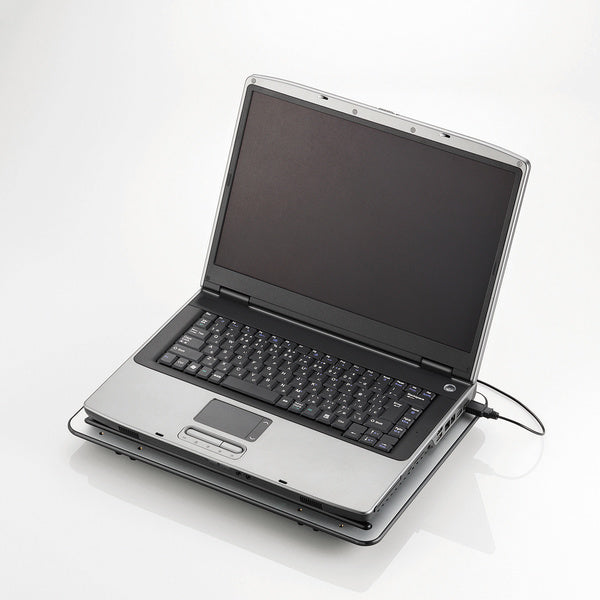 ノートPC用クーラー 角度調節 強冷タイプ 冷却台 角度可変置き台 15.4-17インチ シルバー SX-CL22LSV
