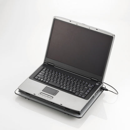 ノートPC用クーラー 角度調節 強冷タイプ 冷却台 角度可変置き台 15.4-17インチ シルバー SX-CL22LSV