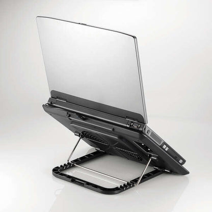 ノートPC用クーラー 角度調節 強冷タイプ 冷却台 角度可変置き台 15.4-17インチ シルバー SX-CL22LSV