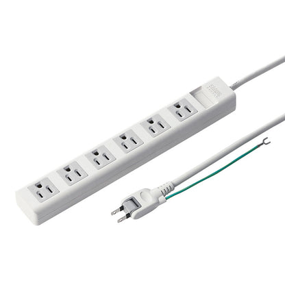 電源タップ 3P 6個口 5m TAP-N3650MGN SANWA SUPPLY