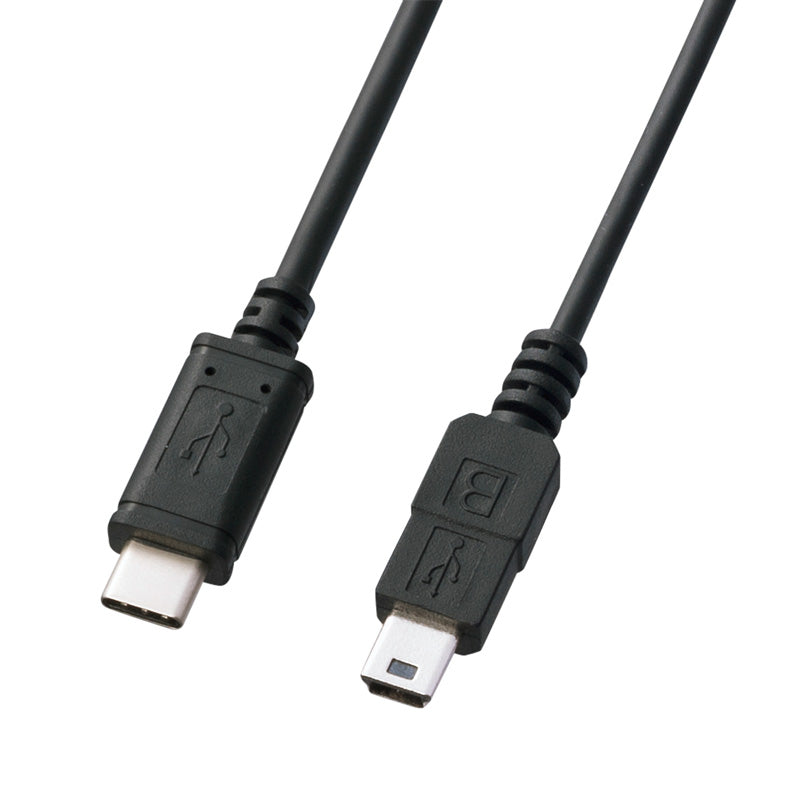 USB2.0 TypeC - miniB ケーブル SANWA SUPPLY KU-CMB10