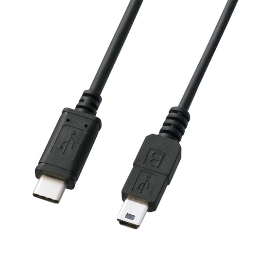 USB2.0 TypeC - miniB ケーブル SANWA SUPPLY KU-CMB10
