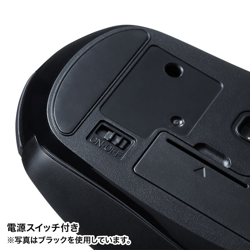 静音ワイヤレスブルーLEDマウス レッド MA-WBL161R SANWA SUPPLY 高感度