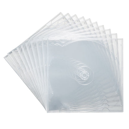 Blu-ray・DVD・CDケース 2枚収納ソフトタイプ 10枚 FCD-PSW10CL