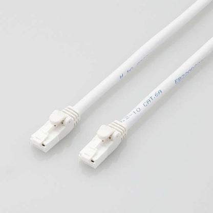 LANケーブル CAT6A対応 10m ヨリ線 ホワイト LD-GPAT/WH10/RS ELECOM