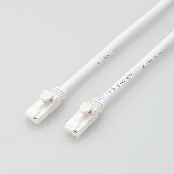 LANケーブル CAT6A対応 30m ヨリ線 ホワイト ELECOM LD-GPAT/WH30/RS