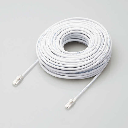 LANケーブル CAT6A対応 30m ヨリ線 ホワイト ELECOM LD-GPAT/WH30/RS