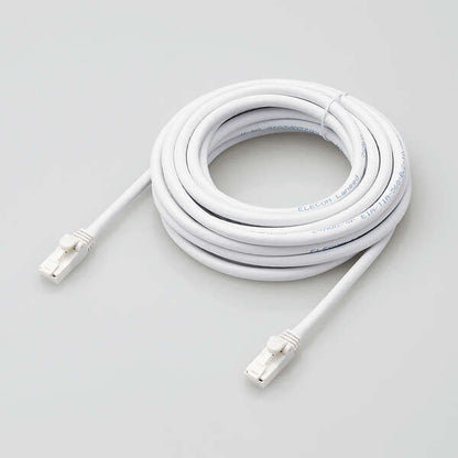 LANケーブル CAT6A対応 5m ヨリ線 ホワイト LD-GPAT/WH5/RS ELECOM