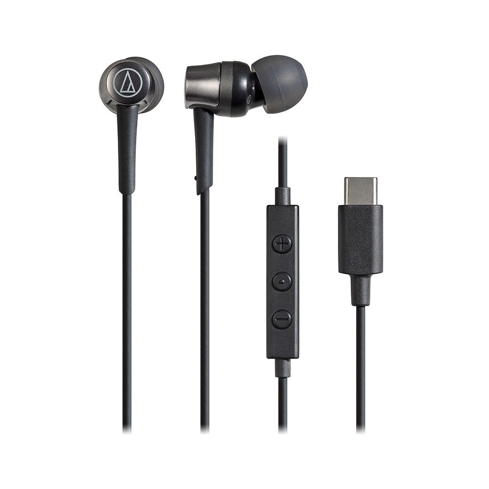 USB Type-C用イヤホン ATH-CKD3C BK audio-technica オーディオテクニカ ブラック