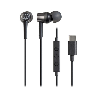 USB Type-C用イヤホン ATH-CKD3C BK audio-technica オーディオテクニカ ブラック