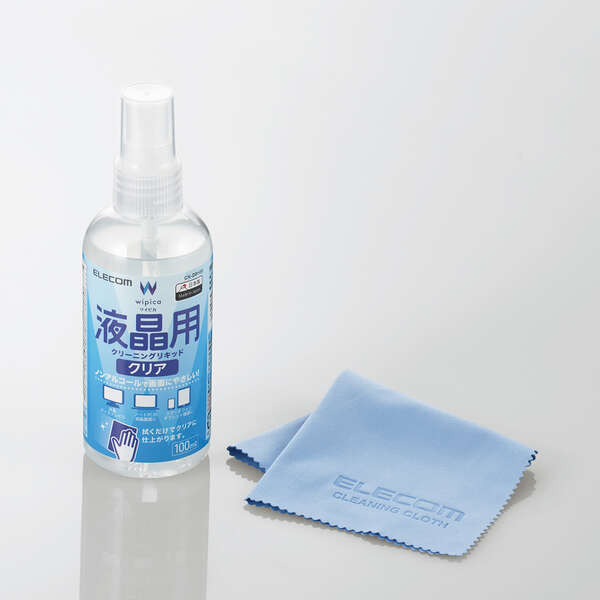 液晶用クリーニングリキッド 100ml クリーニングクロスセット CK-DP100SET