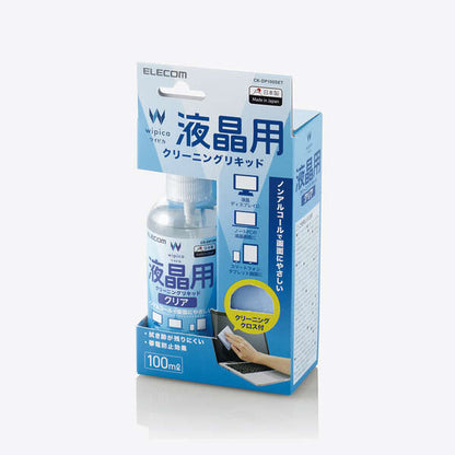 液晶用クリーニングリキッド 100ml クリーニングクロスセット CK-DP100SET