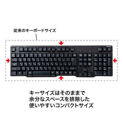 USBキーボード ブラック  テンキー付き SKB-L1UBKN SANWA SUPPLY メンブレン Windows
