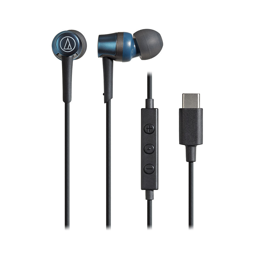 USB Type-C用イヤホン ブルー ATH-CKD3C BL audio-technica オーディオテクニカ