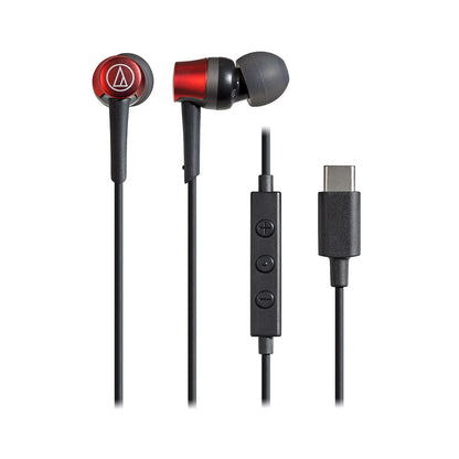 USB Type-C用イヤホン レッド ATH-CKD3C RD audio-technica オーディオテクニカ
