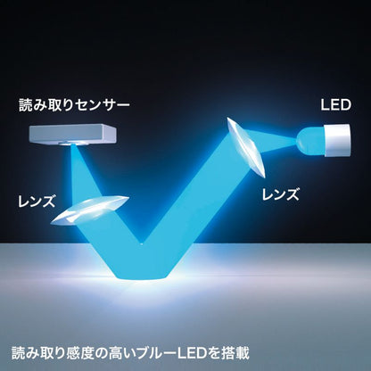 静音Bluetooth ブルーLEDマウス MA-BBSK315BK SANWA SUPPLY 抗菌 ブラック