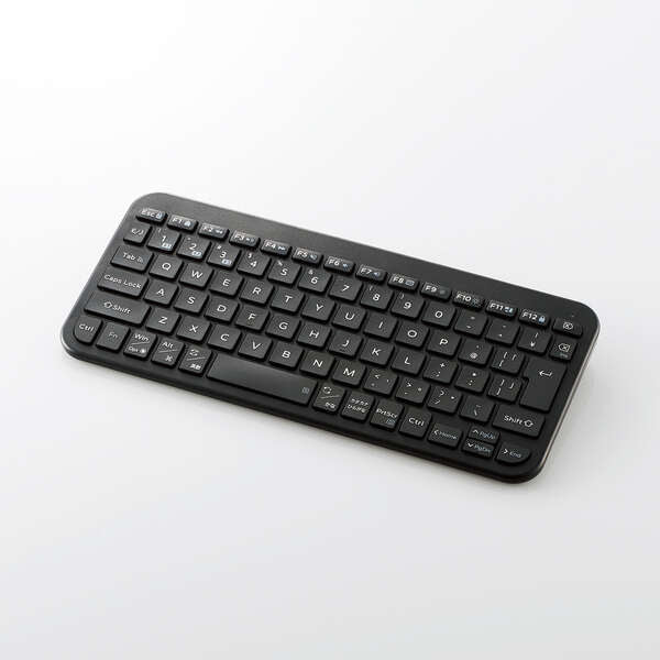Bluetoothミニキーボード 薄型 パンタグラフ ブラック TK-TM10BPBK ELECOM