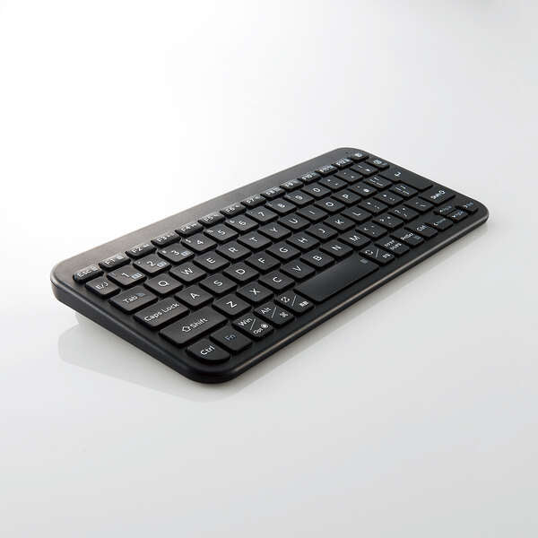 Bluetoothミニキーボード 薄型 パンタグラフ ブラック TK-TM10BPBK ELECOM