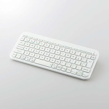 Bluetoothミニキーボード 薄型 パンタグラフ ホワイト TK-TM10BPWH ELECOM