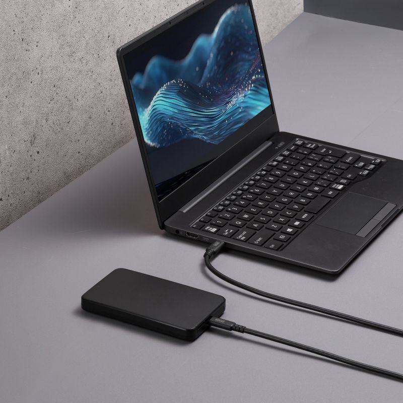 USB Type-C USB20Gbps 対応ケーブル 2m ブラック PD240W対応  USB4 Gen2×2 SANWA SUPPLY