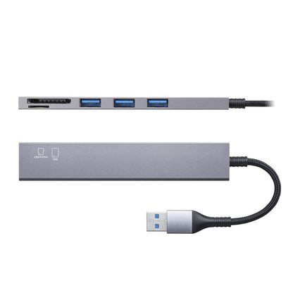 USB 5Gbps 3ポート スリム ハブ カードリーダー付き USB A接続 SANWA SUPPLY
