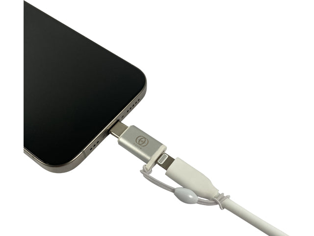Lightning to USB-C変換アダプタ シルバー GOPPA  GP-LCAH/S