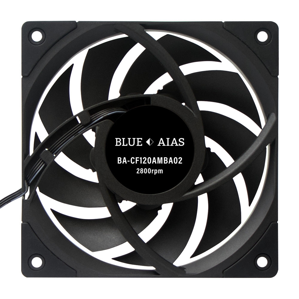 銅軸FDBケースファン120mm 静音 高耐久PWM2800rpm Ainex BA-CF120AMBA02